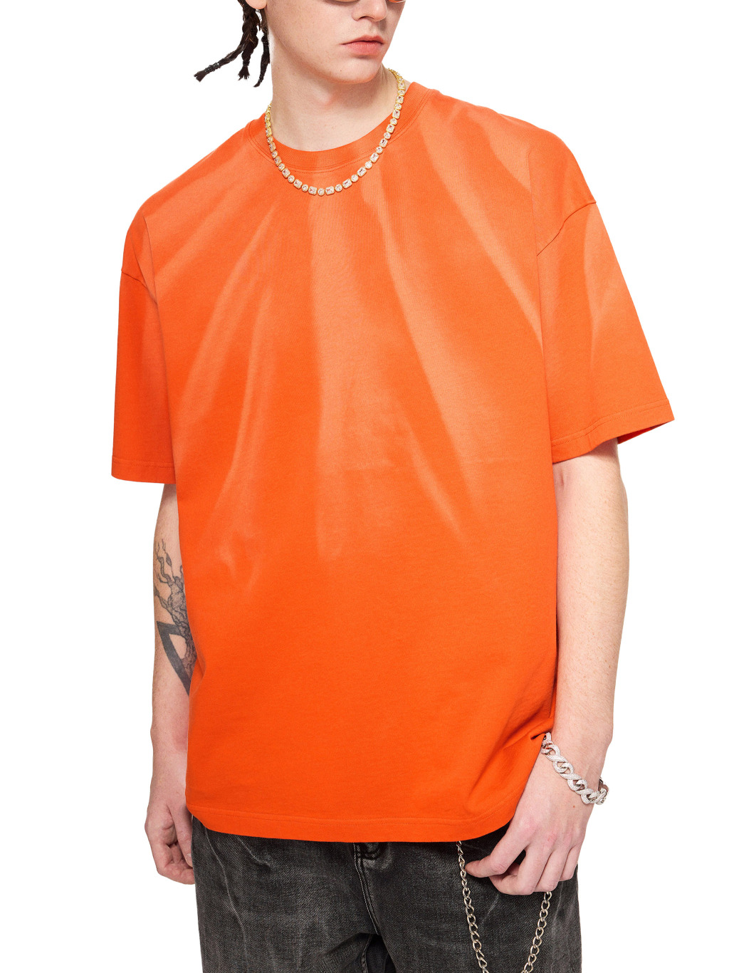 Hand-Scrunched Sunfade T-Shirt – Vintage Streetwear | Tapstitch-7